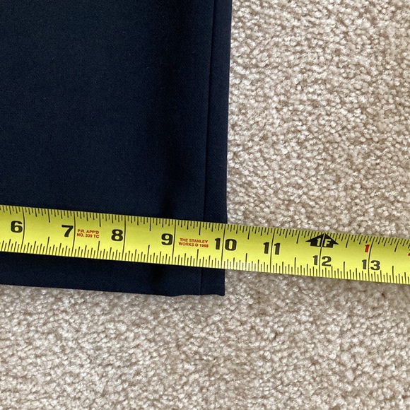 NWT Talbots CURVY Navy straight leg pants - Picture 3 of 8